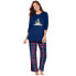 ფოტო #1 პროდუქტის Plus Size Cozy Pajama Set