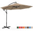 Фото #2 товара Пляжный зонт с поворотным открытием 300 см серо-коричневый Uniprodo Parasol ogrodowy