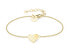Фото #1 товара Decent Logomania Heart TJ-0529-B-20 Gold Plated Bracelet