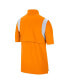 Фото #4 товара Men's Tennessee Orange Tennessee Volunteers Coach Short Sleeve Quarter-Zip Jacket