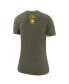 ფოტო #2 პროდუქტის Women's Olive Army Black Knights 1st Armored Division Old Ironsides Operation Torch T-shirt