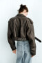 Фото #20 товара Куртка из экокожи ZARA - Модель Faux leather jacket