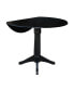 Фото #8 товара International Concept 42" Round Dual Drop Leaf Pedestal Table