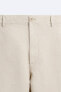 Фото #8 товара Брюки чинос из рельефной ткани ZARA
