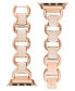 Фото #3 товара Ремешок для часов Anne Klein женский Розовое золото и розовый эмаль Цепочка Совместима с Apple Watch 38/40/41 мм