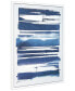 Фото #2 товара Cobalt Streaks 1 Textured Glitter Hand Painted Canvas Wall Art, 40" x 30"