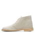 [26165799] Mens Clarks Originals Desert Boot 'Off White Suede'