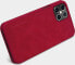 Nillkin Nillkin Qin skórzana kabura etui iPhone 12 Pro Max czerwony uniwersalny