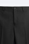 Wool blend suit trousers