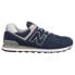 Фото #1 товара New Balance 574 Lace Up Mens Blue Sneakers Casual Shoes ML574EVN