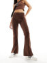 Фото #11 товара Fila flared leggings in brown