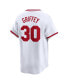 Men's Ken Griffey White Cincinnati Reds Throwback Cooperstown Limited Jersey