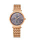ფოტო #1 პროდუქტის Alexander Watch A201B-04, Ladies Quartz Small-Second Watch with Rose Gold Tone Stainless Steel Case on Rose Gold Tone Stainless Steel Bracelet