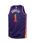 ფოტო #2 პროდუქტის Big Boys Devin Booker Purple Phoenix Suns 2023/24 Swingman Replica Jersey - City Edition