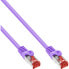 Фото #2 товара InLine Patch Cable S/FTP PiMF Cat.6 250MHz PVC copper purple 1m