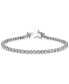 Фото #3 товара Diamond Tennis Bracelet (1 ct. t.w.) in 10k White Gold