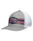 ფოტო #1 პროდუქტის Men's Steel New England Revolution Stroke Trucker Snapback Hat