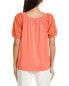 Фото #2 товара Jones New York Mixed Media Top Women's