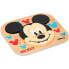 DISNEY Mickey Puzzle Lace Wood 6 Pieces 21x20 Puzzle
