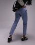 Фото #3 товара Topshop Hourglass cropped mid rise straight jeans with raw hems in bleach