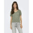 ფოტო #2 პროდუქტის ONLY Becca Life short sleeve v neck T-shirt