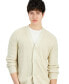 ფოტო #3 პროდუქტის Men's Long-Sleeve Cardigan Sweater, Created for Macy's