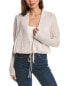 Фото #1 товара Forte Cashmere Rib Drawstring Cashmere Cardigan Women's