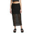 Фото #1 товара URBAN CLASSICS Stretch Crochet Lace Midi Skirt