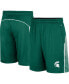 ფოტო #1 პროდუქტის Youth Boys and Girls Green Michigan State Spartans Max Shorts
