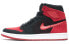 Air Jordan 1 Red HI Flyknit BG 919702-001 Sneakers