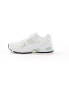 Фото #2 товара New Balance 530 trainers in white and pastel green - exclusive to ASOS