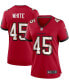 Фото #1 товара Women's Devin White Red Tampa Bay Buccaneers Game Player Jersey