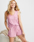 ფოტო #1 პროდუქტის Women's 2-Pc. Tank Short Pajama Set, Created for Macy's