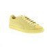 Фото #2 товара Puma Suede Love Marathon 39583003 Mens Yellow Lifestyle Sneakers Shoes