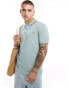 Фото #1 товара Fred Perry twin tipped polo shirt in light blue