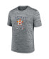 Фото #3 товара Men's Charcoal Houston Astros Authentic Collection Velocity Practice Space-Dye Performance T-shirt