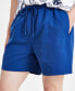 Фото #5 товара Men's Regular-Fit Solid 5' Drawstring Shorts, Created for Macy's