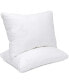 Фото #1 товара Maxi 100% Cotton Down Alternative Vacuum Packed Pillows – White (2 Pack)