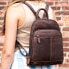 Фото #6 товара Мужской повседневный городской рюкзак кожаный коричневый Jack Georges Voyager Small Backpack 7835 (Honey)
