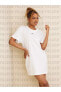 Фото #1 товара W Nsw Essntl Dress Beyaz Pamuklu Kumaş Kadın Spor Elbise T-shirt