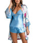 Women's 2-Pc. Ayanna Satin & Lace Short Pajamas Set