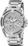 Фото #1 товара Guess Damen Multifunkion Armbanduhr Queen silber 40 mm GW0464L1