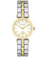 ფოტო #1 პროდუქტის Women's Kira Two-Tone Stainless Steel Bracelet Watch 30mm