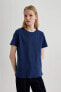 Фото #2 товара Kadın T-shirt A9428ax/nv42 Navy