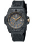 ფოტო #2 პროდუქტის Men's Swiss Navy Seal Military Dive Gold Black Rubber Strap Watch 45mm