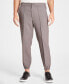 Фото #1 товара Men's Regular-Fit Stretch Pleated Joggers, Created for Macy's