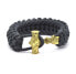 Фото #1 товара Gray paracord bracelet Thor´s hammer - Mjoelnir