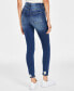Фото #2 товара Juniors' High Rise Distressed Skinny Ankle Jeans