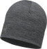 Buff BUFF® Czapka Merino Lightweight Hat SOLID GREY