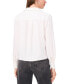 ფოტო #2 პროდუქტის Women's Shine-Stripe Button-Front Top